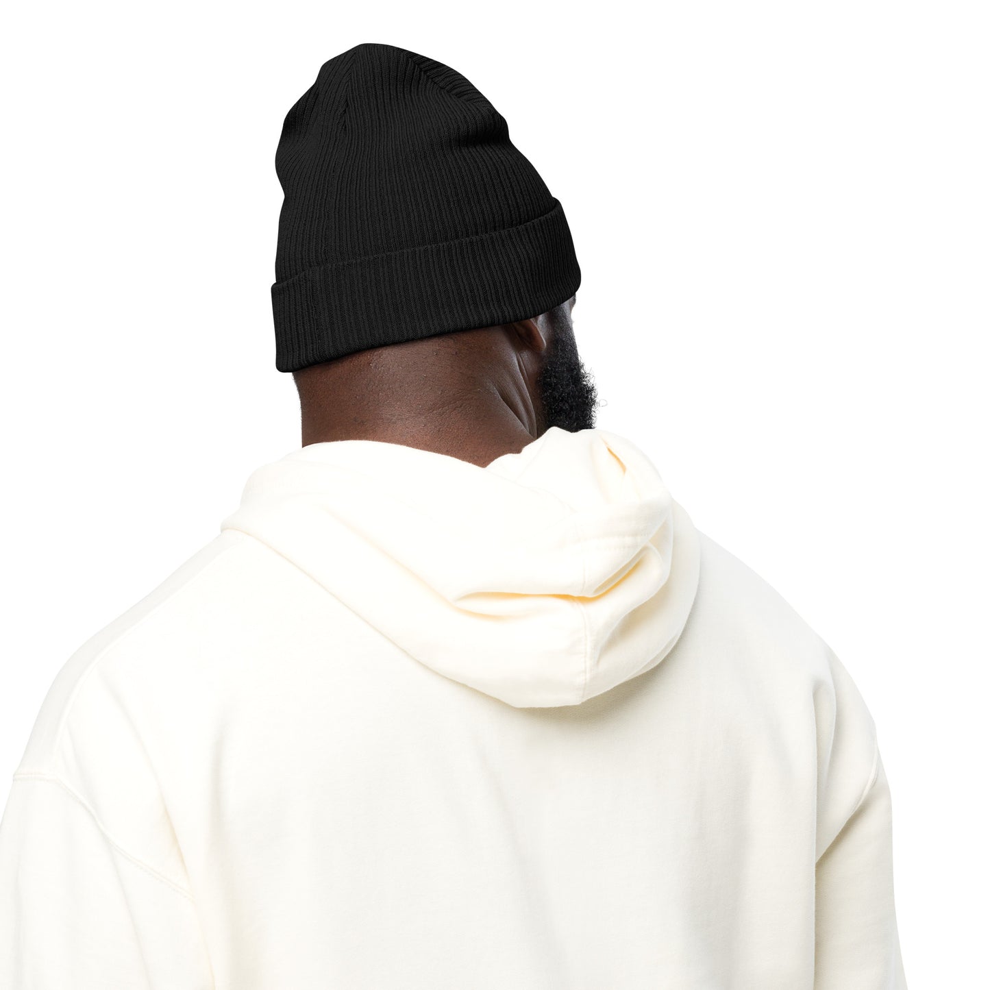 Triple Faded Organic Ribbed Beanie